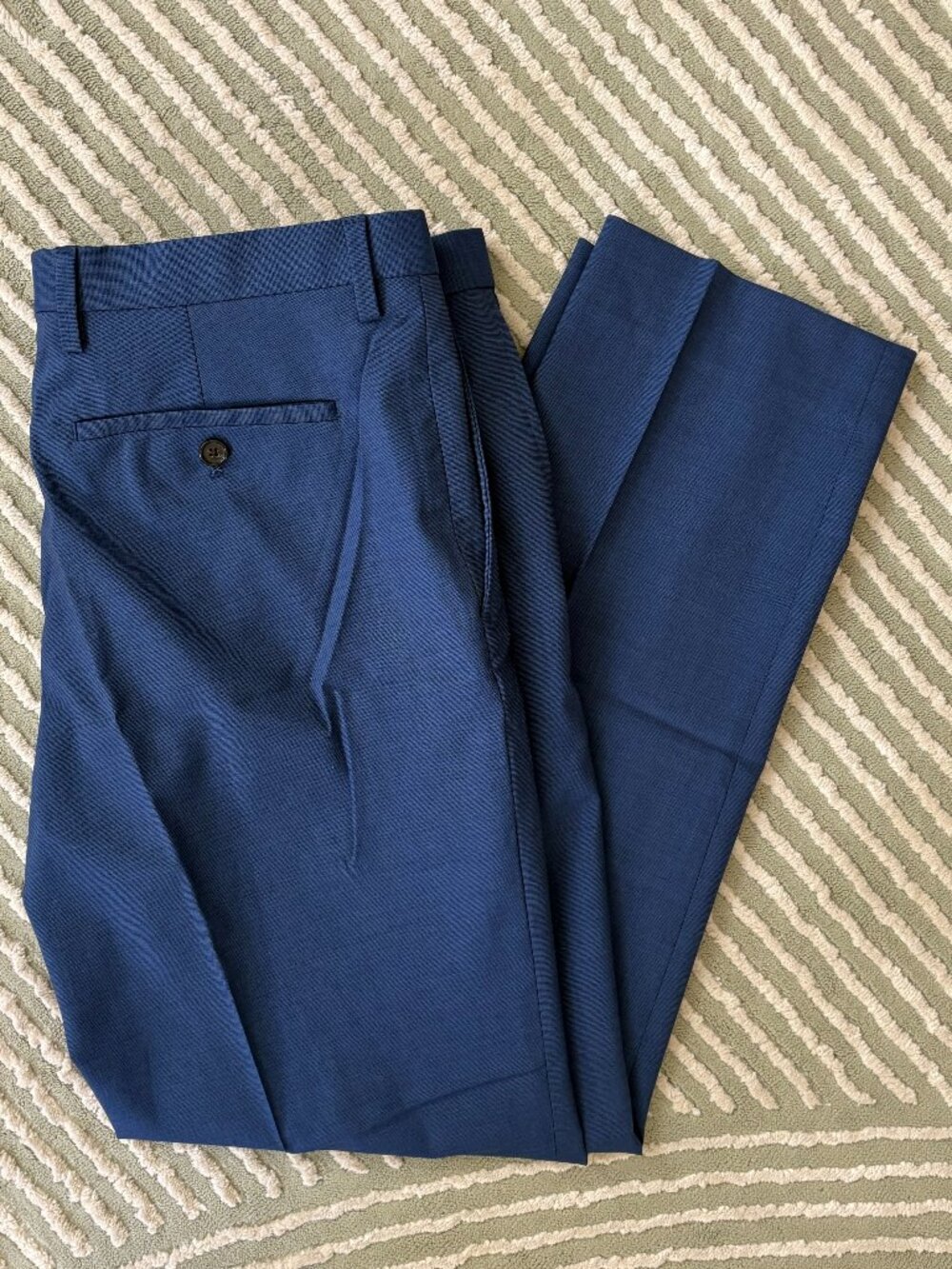 Banana Republic Blue Wool Dress Trousers